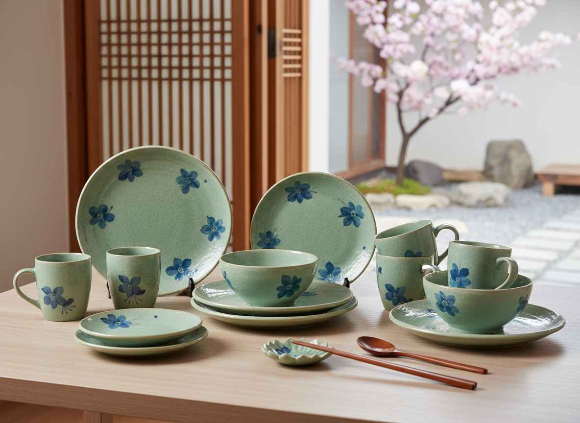 도자기 식기 세트